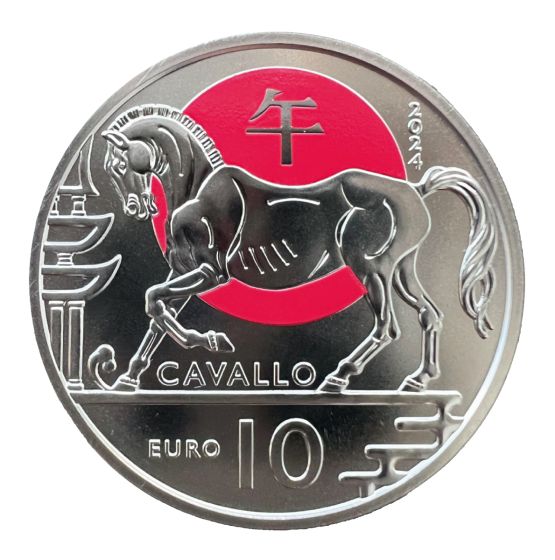 2024 Chinese Lunar Calendar "Horse" 10€ - San Marino